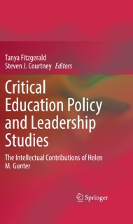 Wilkins, A. 2023. Publics in education: Thinking with Gunter on plurality, democracy and local reasoning. In T. Fitzgerald and S.J. Courtney (eds) Critical education policy and leadership studies: The intellectual contributions of Helen M. Gunter. Springer: Cham, Switzerland
